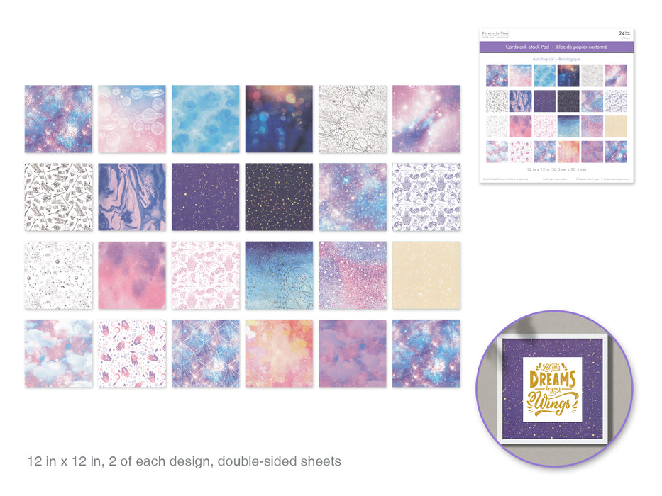 CARDSTOCK 12"X12" THEMED STACK PAD
