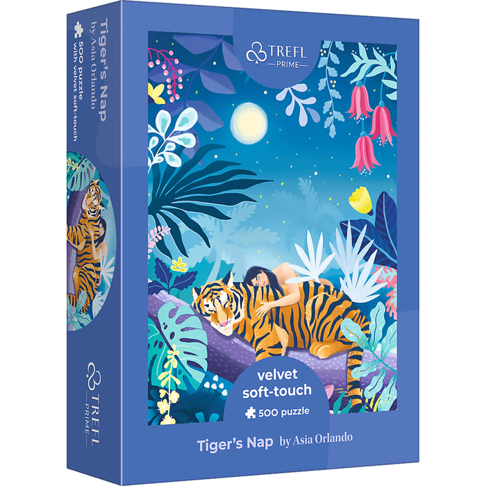 VELVET SOFT-TOUCH 500PC PUZZLE TIGER'S NAP