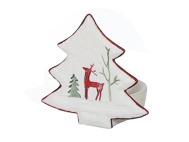 CERAMIC TREE TEA LIGHT HOLDER