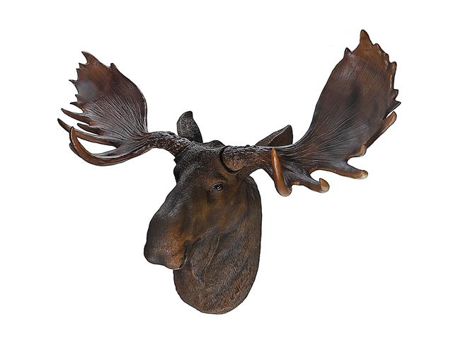 POLYRESIN MOOSE HEAD