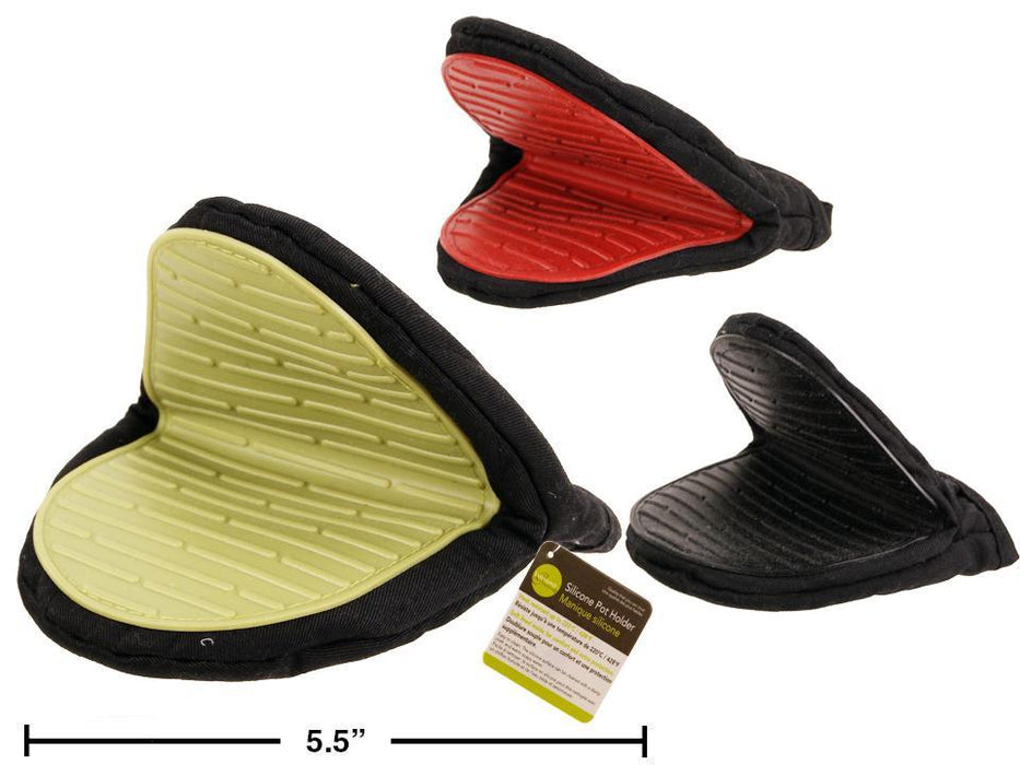 SILICONE POT HOLDER  HEAT RESISTANT UP TO 200*C 6'' X 6''