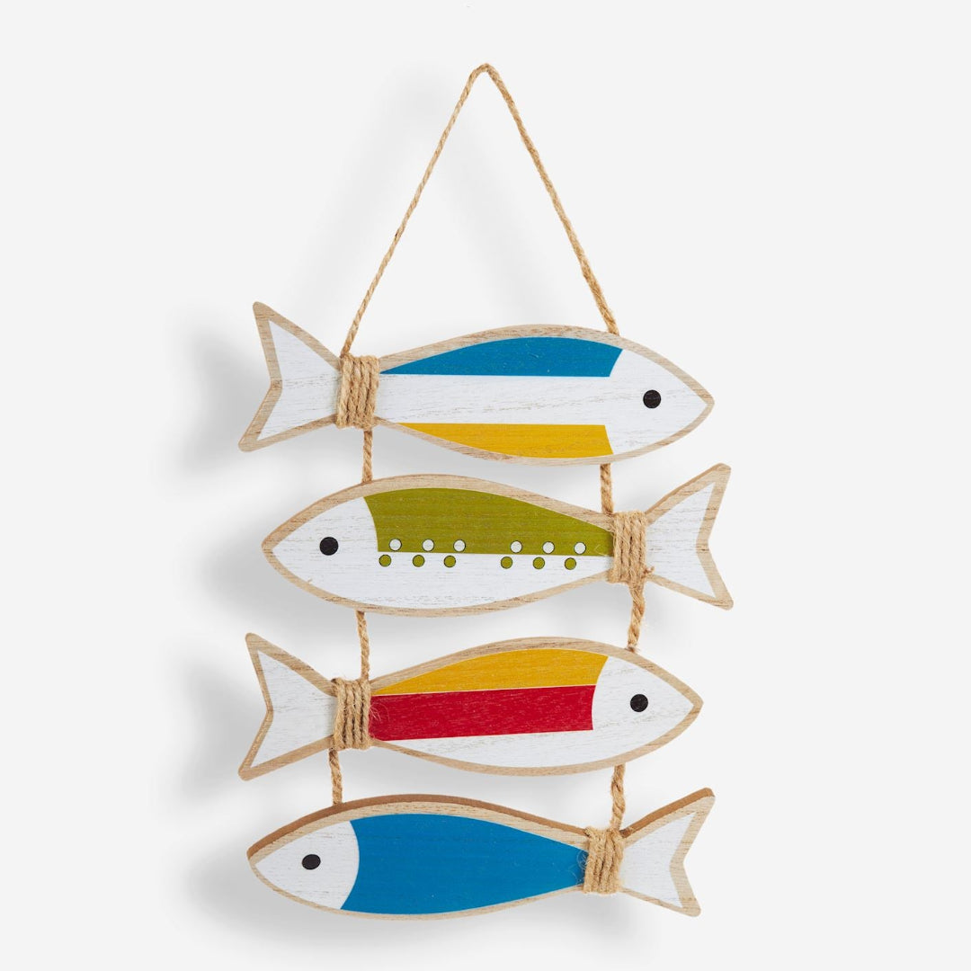 STACKED WOOD FISH SIGN 6X12 — North Cobalt Flea Market