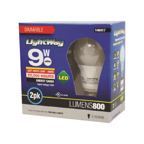 BULB LED SOFT WHITE E-26 BASE A SINGLE