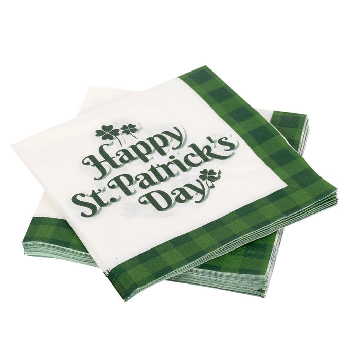 ST. PATRICK'S DAY NAPKINS 10''X10'' 24ct