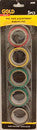 5PC TAPE ASSORTMENT 12IN X 3/4IN