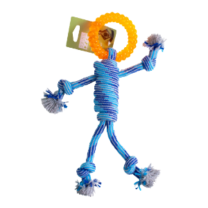 SEAL - DOG ROPE TOY, 30CM, BLUE