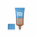 Rimmel London Kind & Free Moisturising Skin Tint Foundation in shade 201 Classic Beige, shown as a squeeze tube with its blue cap placed separately on the left against a white background.