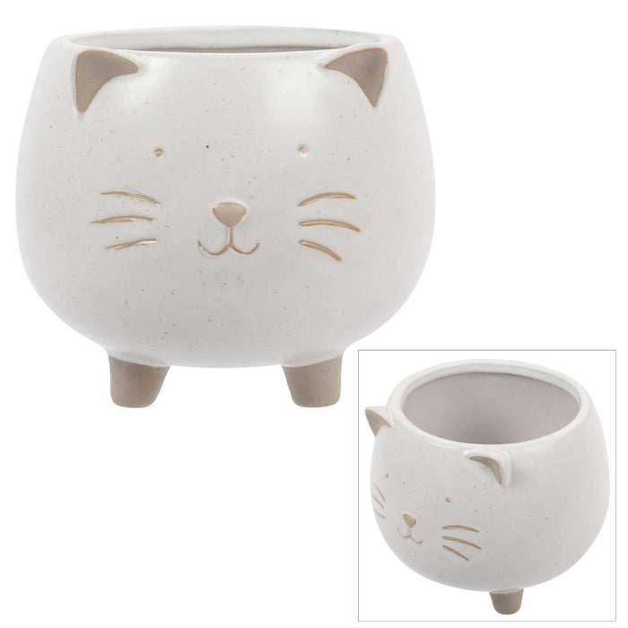 KITTY CERAMIC PLANTER