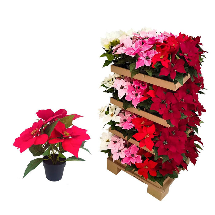 10" CHRISTMAS POINSETTIAS