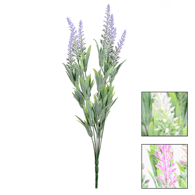 18" PLASTIC LAVENDAR BUSH