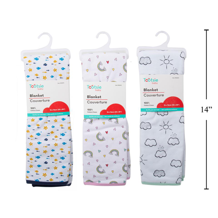 TOOTSIE BABYCOTTON BLANKET 2 LAYERS