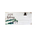 Wooden sign with 'Gone Hiking' text and mountain illustration on a white background