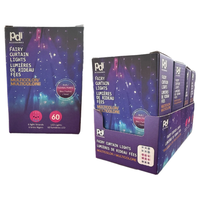 MULTI-COLOR LED FAIRY CURTAIN LIGHT