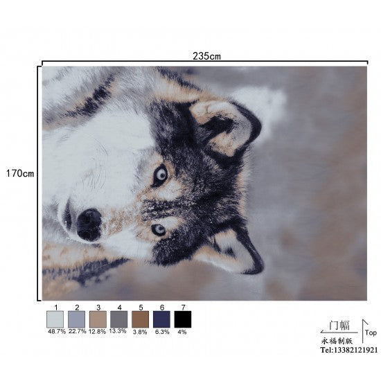 WILDLIFE SOFT THROW 50"X60"