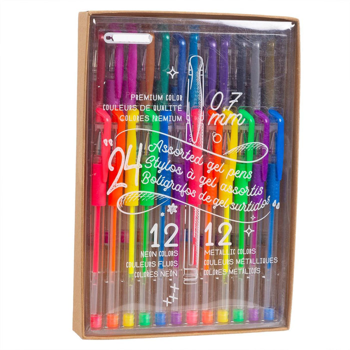 ASSORTED GEL PENS12PCS