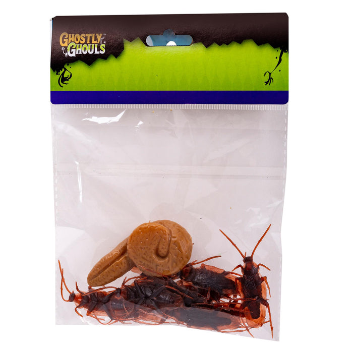 FAKE POOP COCKROACH SET