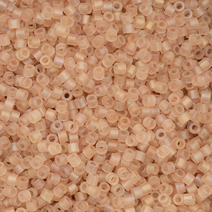 Close-up of beige beads with a soft focus