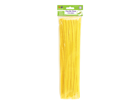 CHENILLE STEMS - YELLOW