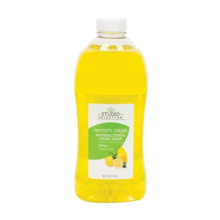 STUDIO SELECTION ANTIBACTERIAL HAND SOAP REFILL 50OZ