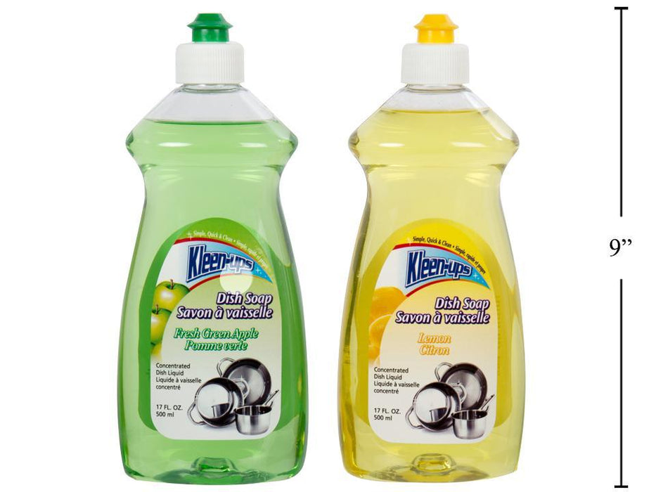 H.E. 500ML KLEEN-UPS LEMON DISH SOAP