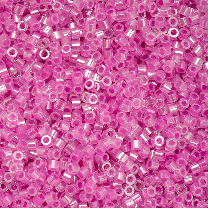 Close-up of pink beads with a clear background