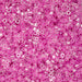 Close-up of pink beads with a clear background