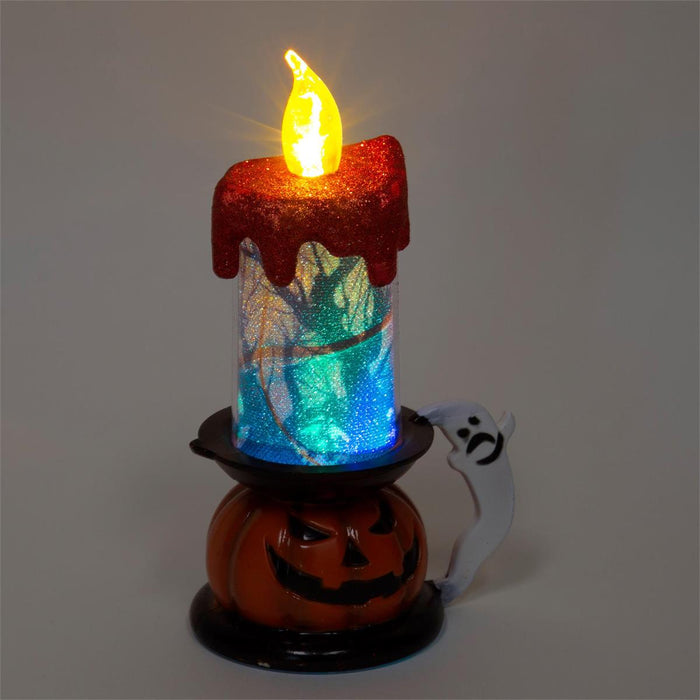 HALLOWEEN LED GLITTER CANDLE