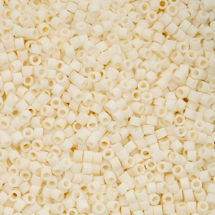 Close-up of small beige beads