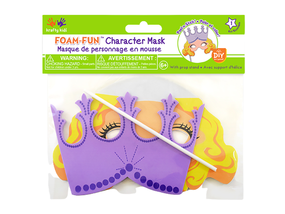 FOAM-FUN CHARACTER MASK DOG PRINCESS