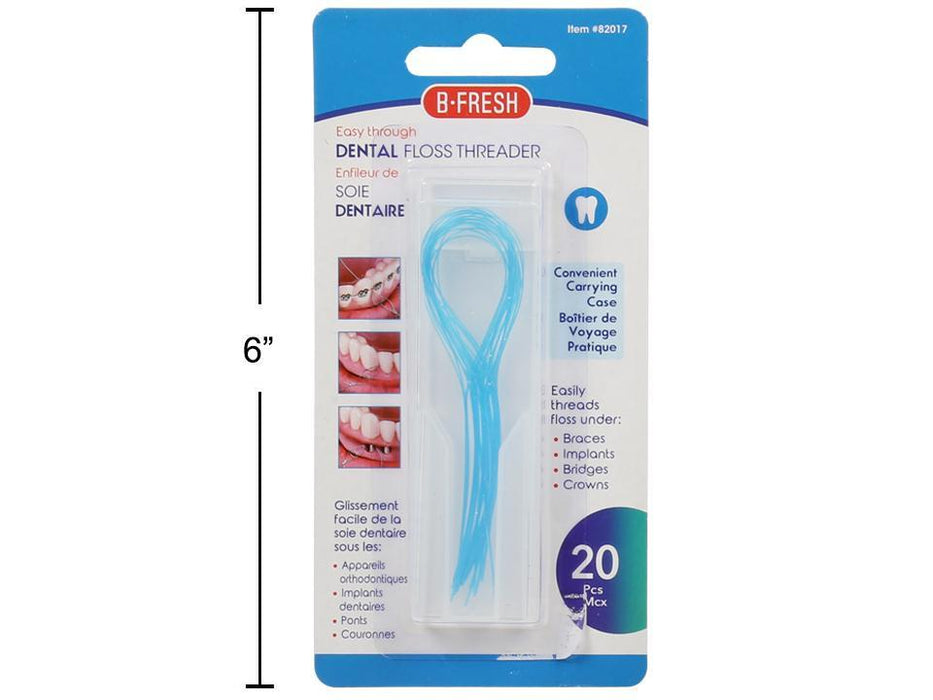 BODICO EASY THROUGH DENTAL FLOSS THREADER - 25 PCS