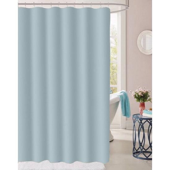 SHOWER CURTAIN W/12HOOKS