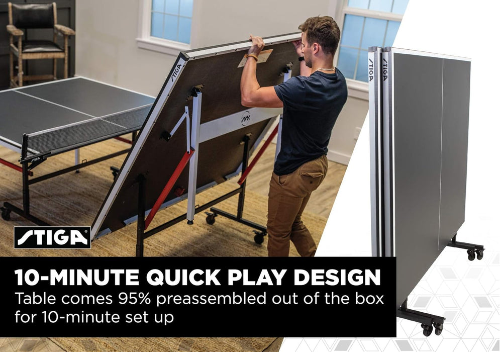 STIGA T8586 ST3600 COMPETITION INDOOR PING PONG TABLE