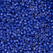 Close-up of blue plastic beads