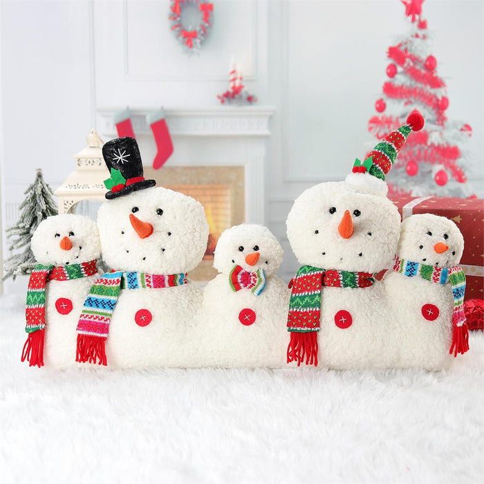 CHRISTMAS 16'' PLUSH SNOWMAN DECOR