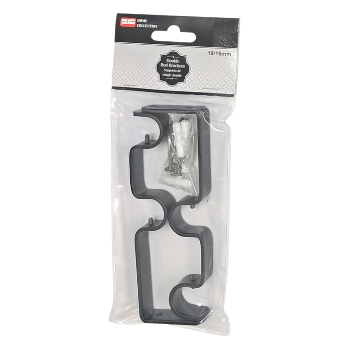 DOUBLE ROD BRACKETS 2PC 19/16MM