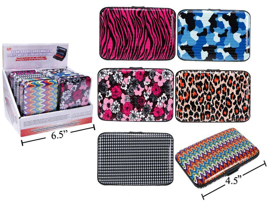 SCAN-PROOF CARDS WALLET ALUMINUM