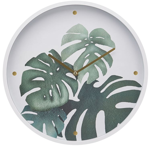 HAYS MONSTERA WALL CLOCK - 14''
