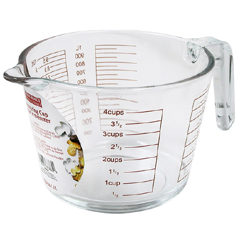 GLASS MEASURING CUP 32 OZ - 4 CUPS