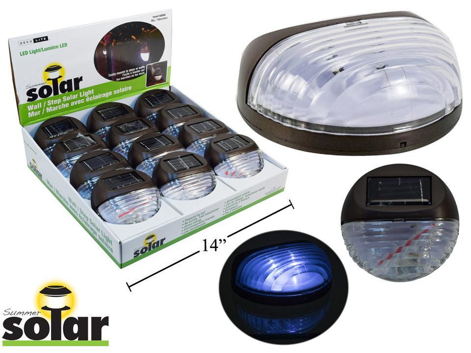 SOLAR LED LIGHT FENCE /STAIR 4IN