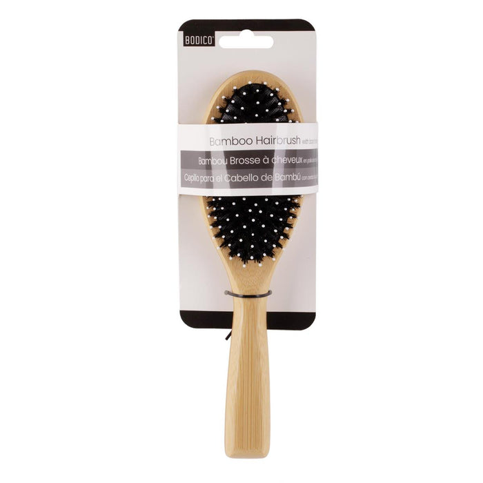 BODICO BAMBOO OVAL HAIRBRUSH