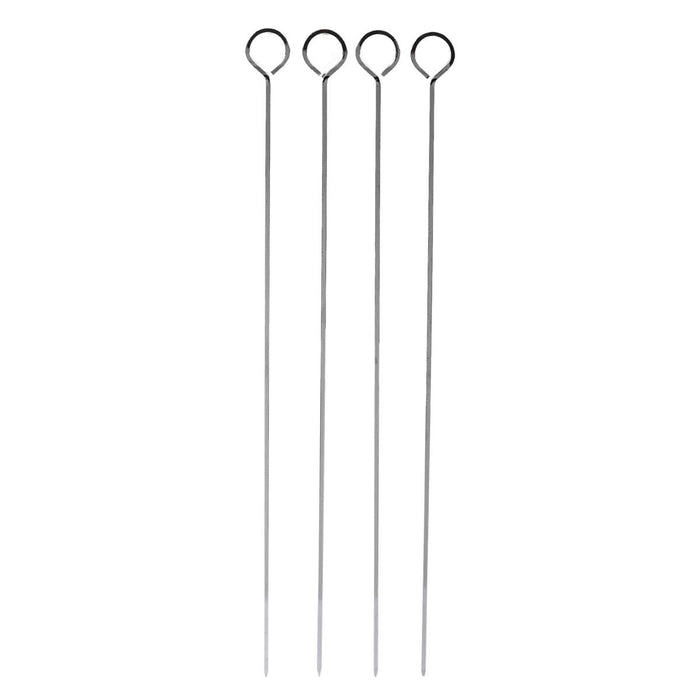 CHROME SKEWER 15'' - 4 PCS