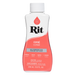 Rit all-purpose dye bottle in coral color on a white background