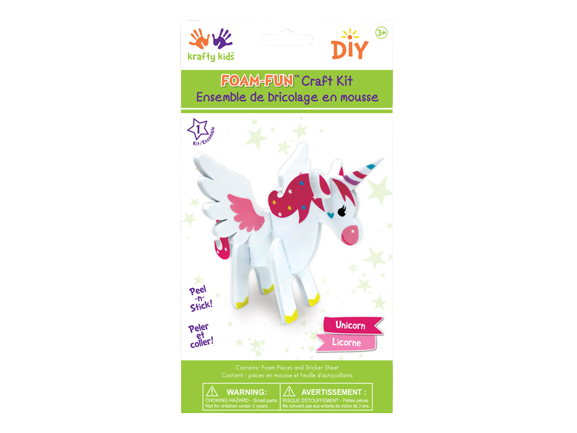 FOAM-FUN STANDING KIT UNICORN