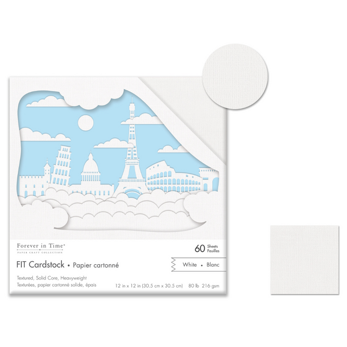 80LB SCRAPBOOK CARDSTOCK - 12"X12"