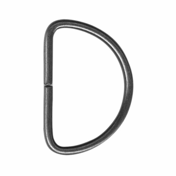 ELAN D-RING - 38MM(11/2IN) - ANTIQUE SILVER