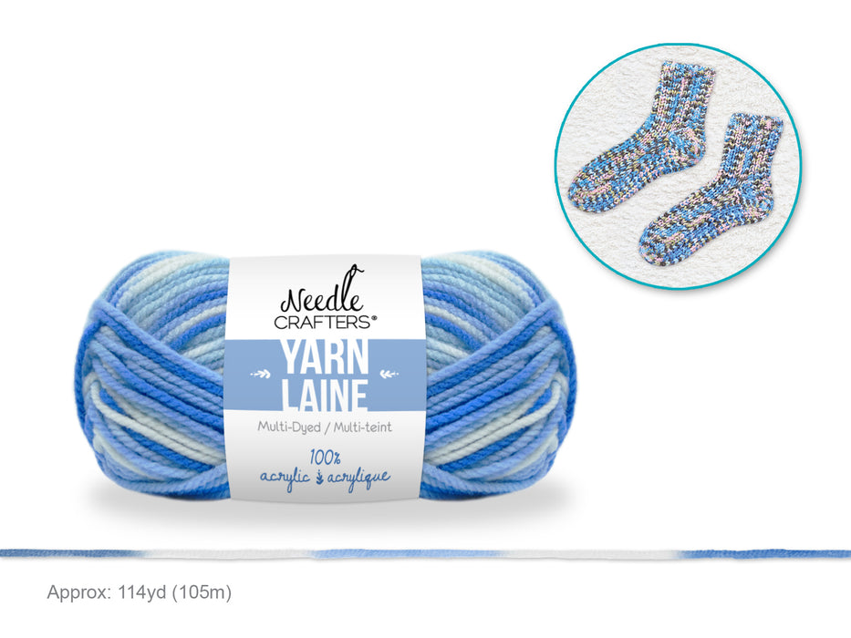 MULTI-DYED ACRYLIC YARN 50G