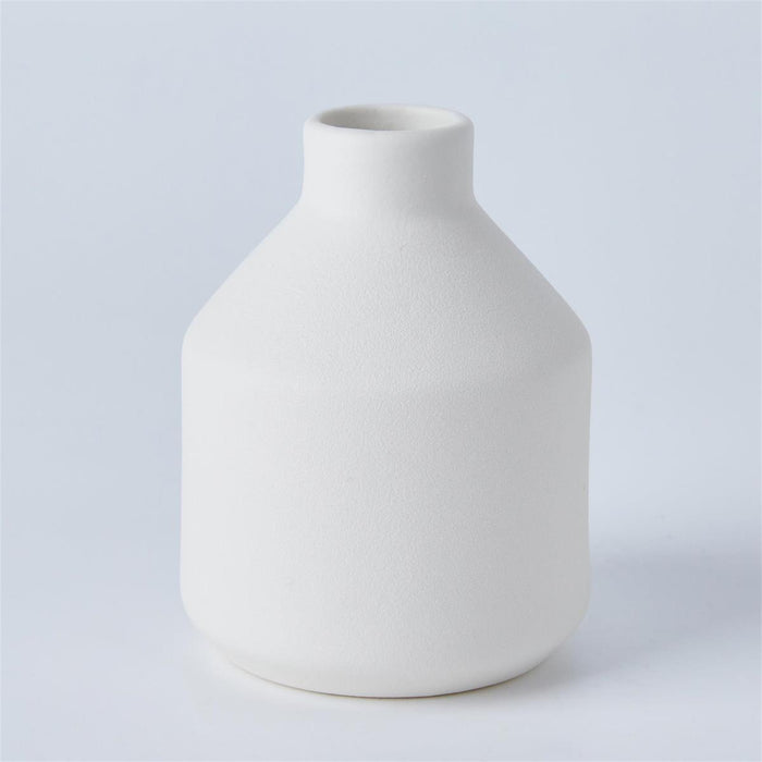 CERAMIC BUD VASE - 3"D X 4"H