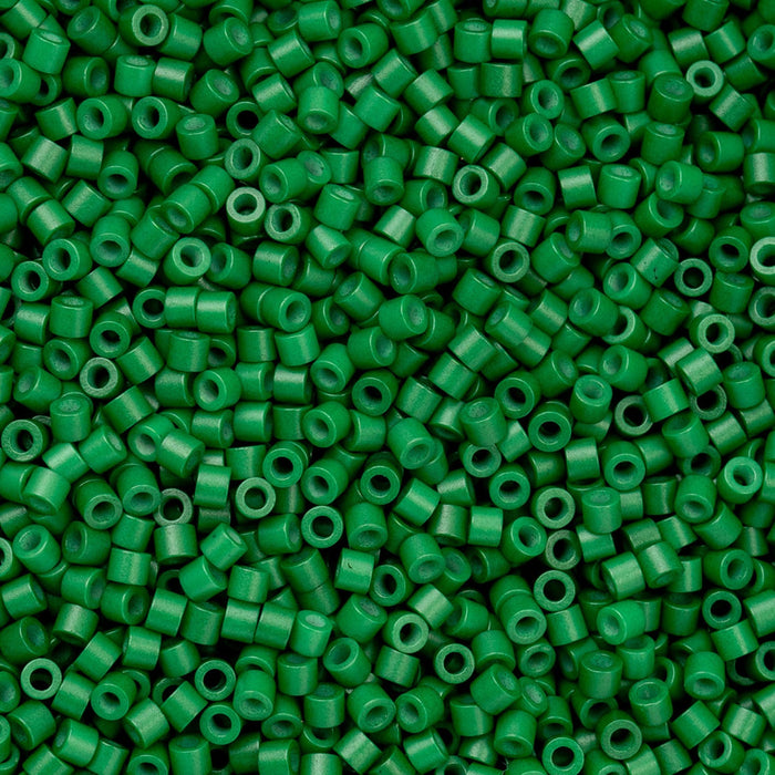 Close-up of green plastic beads