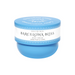 Blue jar of Barcelona Bliss body cream on a white background