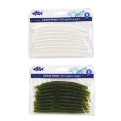 SOFT BAIT WORMS  9PC